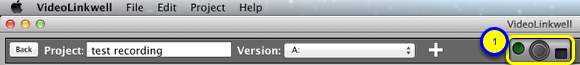 VideoLinkwell Video Recording controls